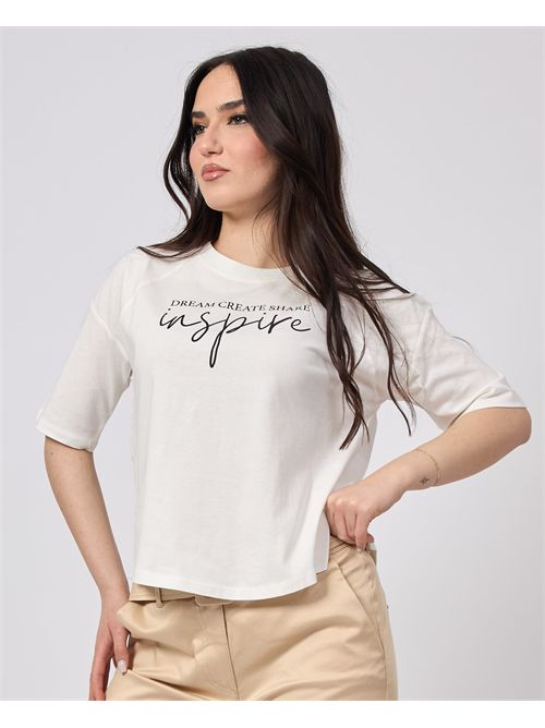 Markup women's T-shirt with print MARKUP | MW861020OFF WHITE